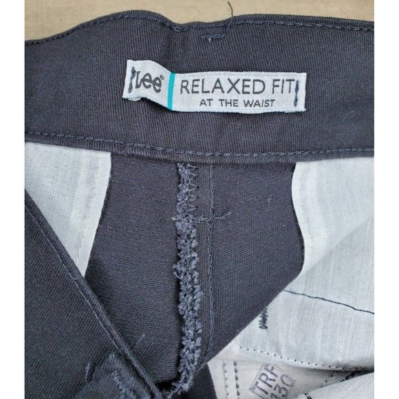 Lee Easy Care Color Hold 8M Relaxed Fit Your Curve Plain Front Straight Leg Pant - Picture 11 of 12